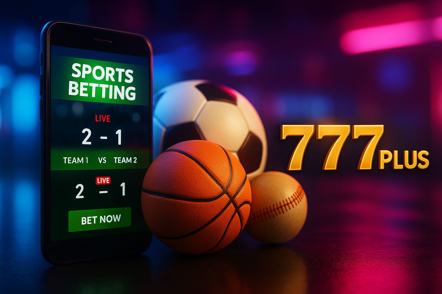 Apostas esportivas no cassino online 777PLUS