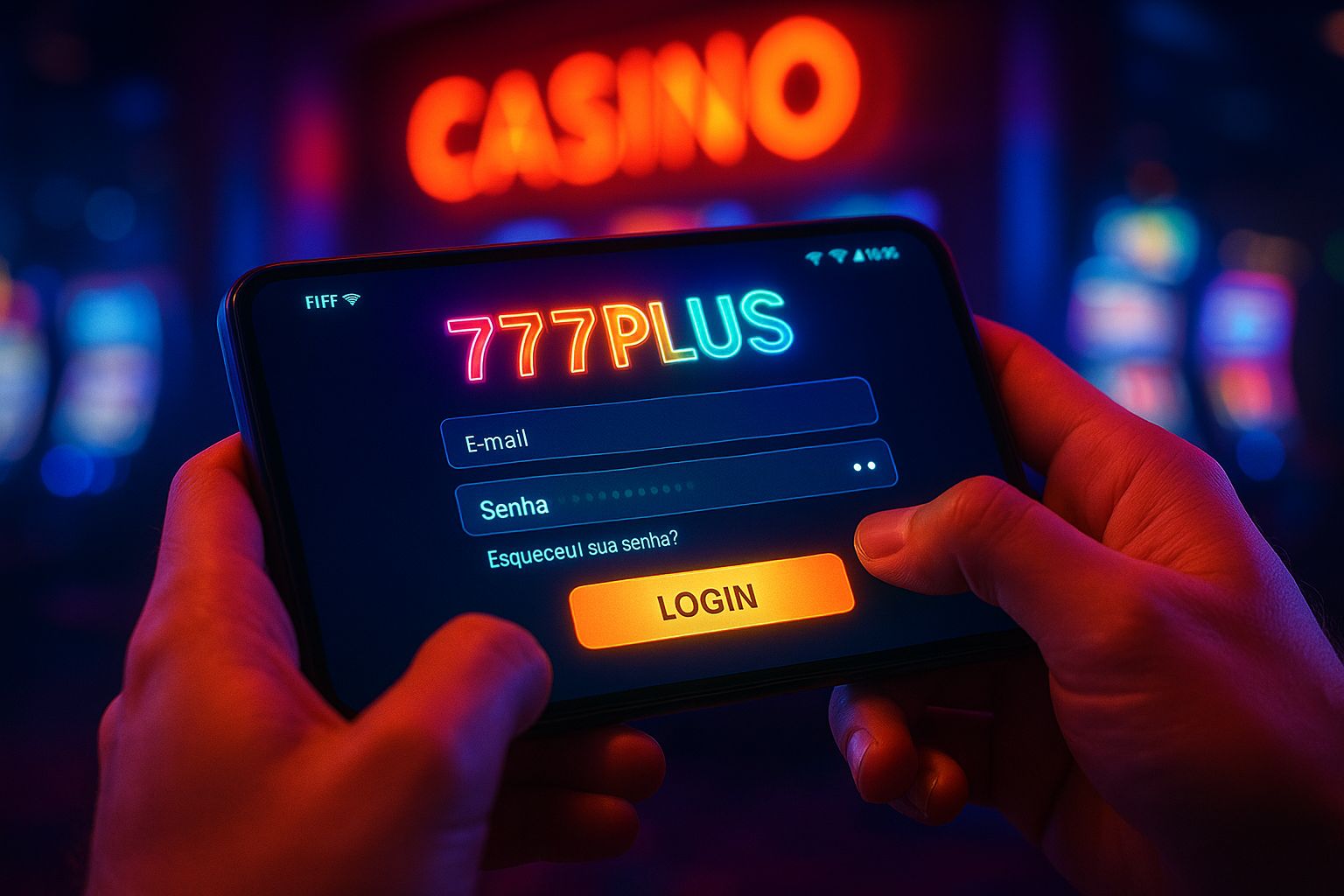 Criar uma nova Conta no plataforma 777PLUS