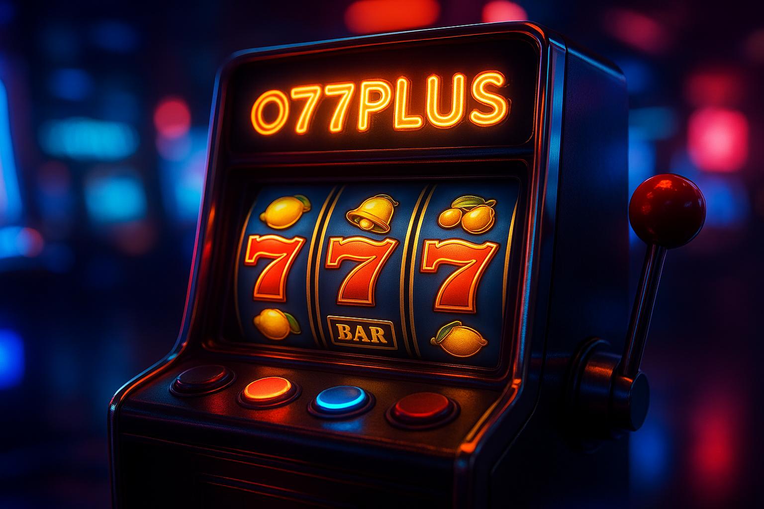 Explore o mundo das slot machines no 777PLUS Casino